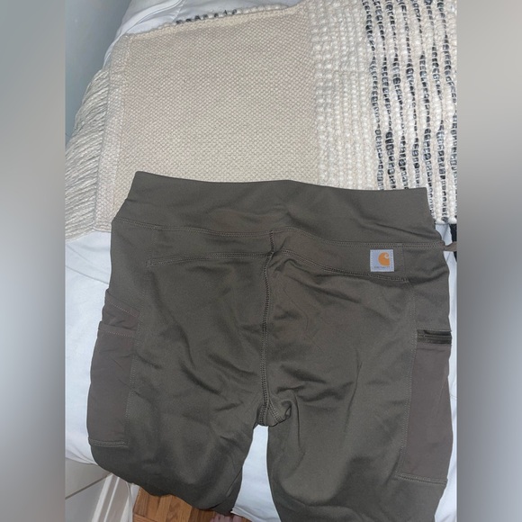 carhart woman’s fitted work pants green - Picture 2 of 3